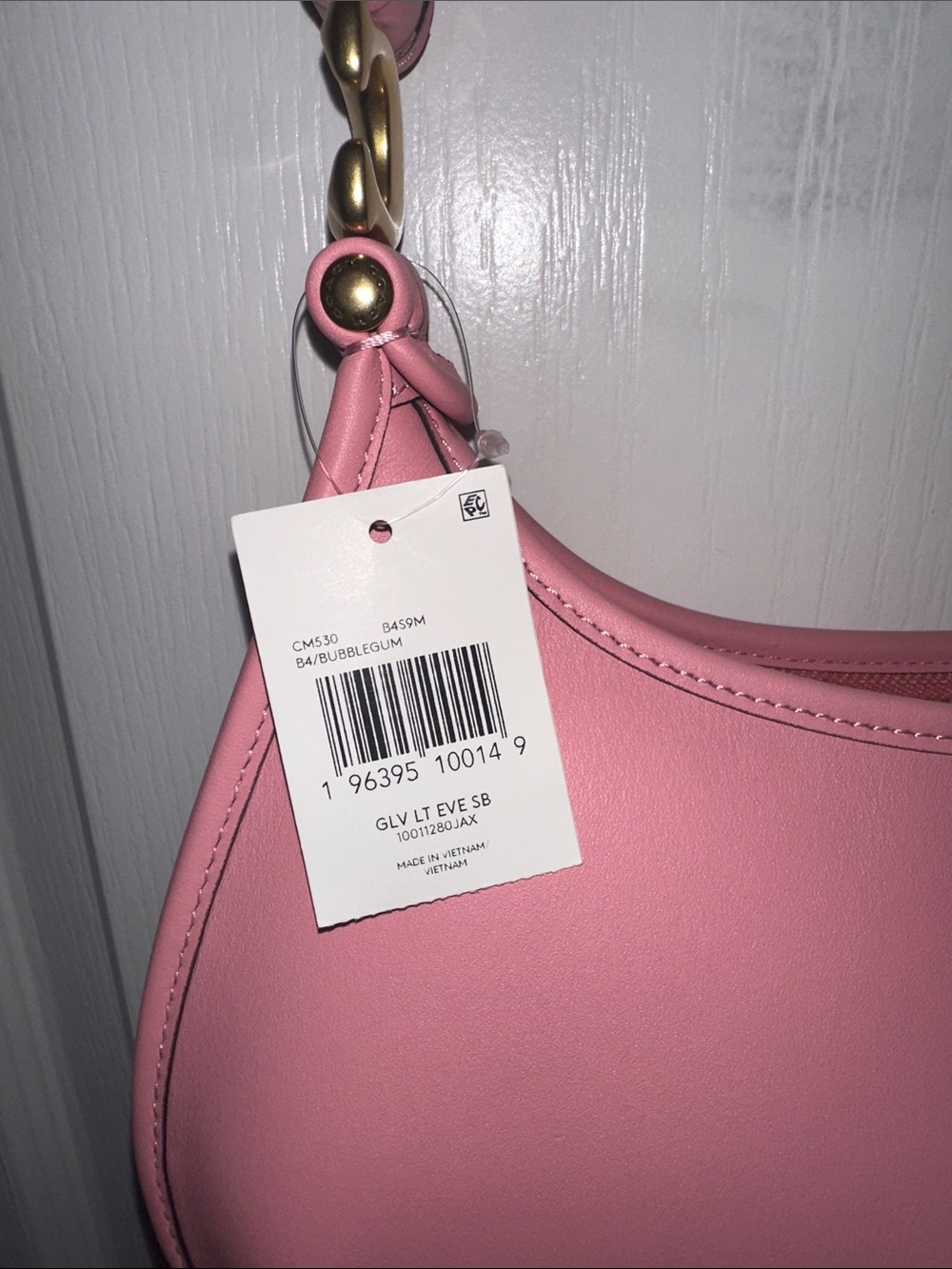 COACH - Eve Shoulder Bag in Bubblegum - Picture 6 of 7